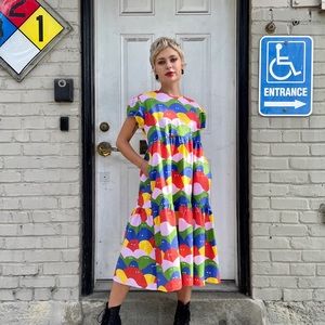 Nooworks Rainbow Lumps Frida Dress